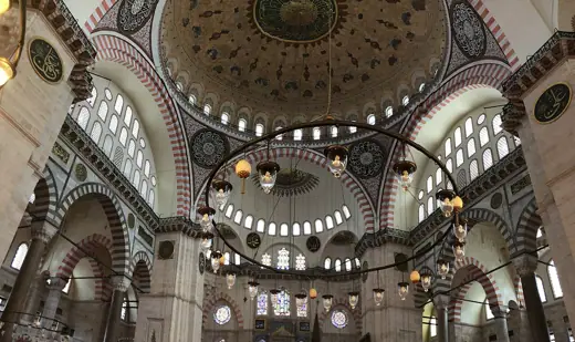 Photo 5: Interior · Interior of the Süleymaniye Mosque, Istanbul