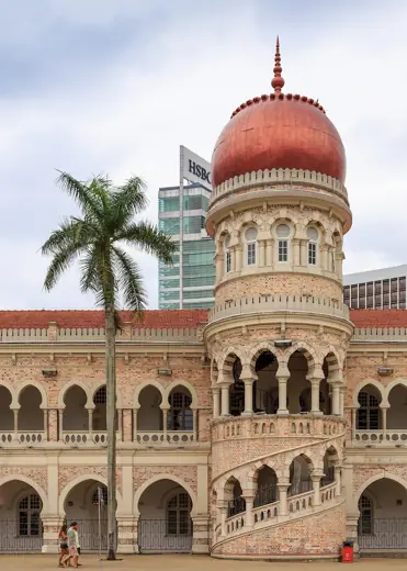 Photo 5: Interior · Kuala Lumpur, Malaysia: A stair tower of the Sultan Abdul Samad Building