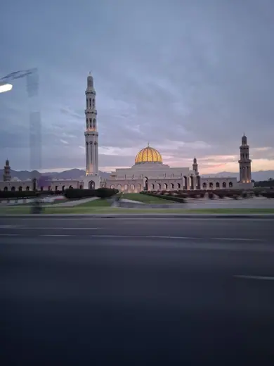 Photo 6: Detail · A close shot of Sultan Qaboos Grand Mosque, Muscat, Oman