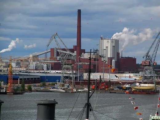 Photo 2: Exterior · Sunila pulp mill in Kotka , Finland