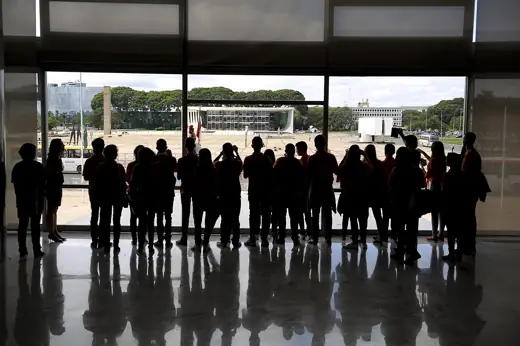Photo 5: Interior · Estudantes do Programa Jovem Senador 2016 visitam a Praça dos Três Poderes e o Palácio do Planalto
