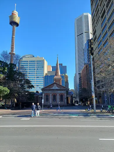 Photo 2: Exterior · St James' Church and Sydney Tower