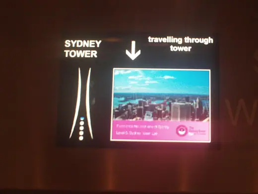Photo 5: Interior · Inside the lift of Sydney tower