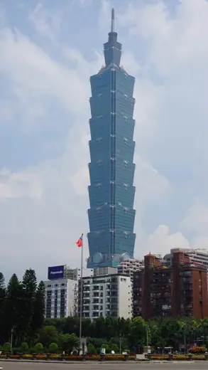 Photo 6: Interior · Taipei 101, viewed from the Sun Yat-sen Memorial Hall