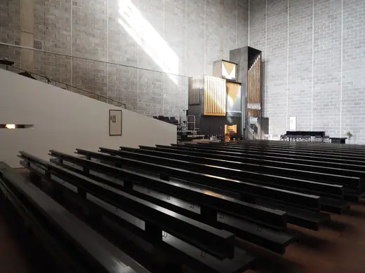 Photo 2: Interior · Interior of Tapiola Church in Tapiola, Espoo, Finland