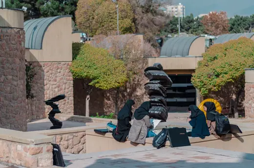 Photo 4: Exterior · Students Sketching at Tehran Museum of Contemporary Art