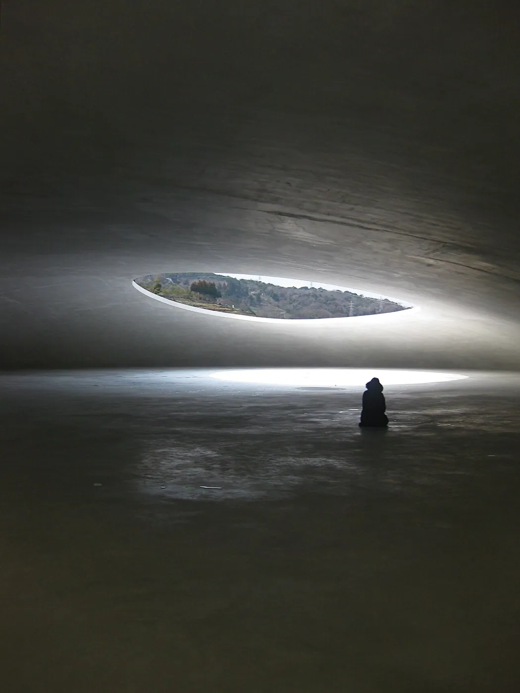 Teshima Art Museum: Interior · Teshima Museum on Teshima island, Japan by Ryue Nishizawa and Rei Naito