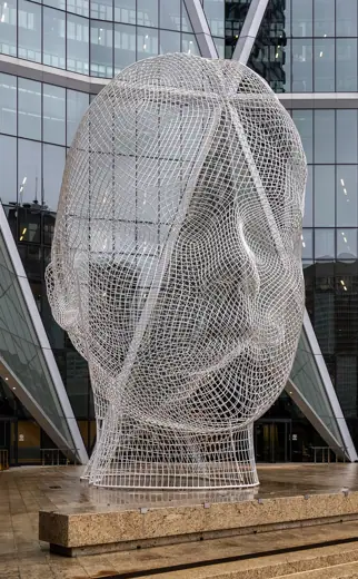 Photo 3: Exterior · "Wonderland" by Jaume Plensa, Calgary, Alberta, 2025-07-14