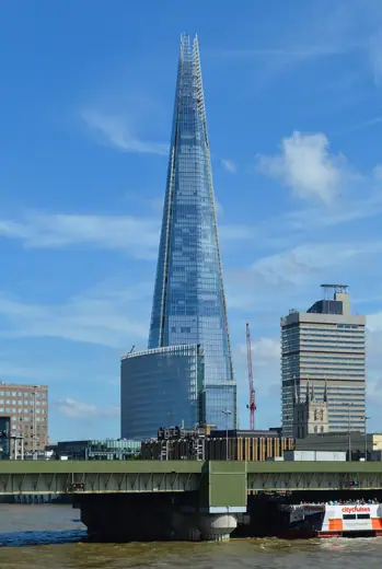 Photo 3: Exterior · A view of The Shard , from Southwark Bridge 