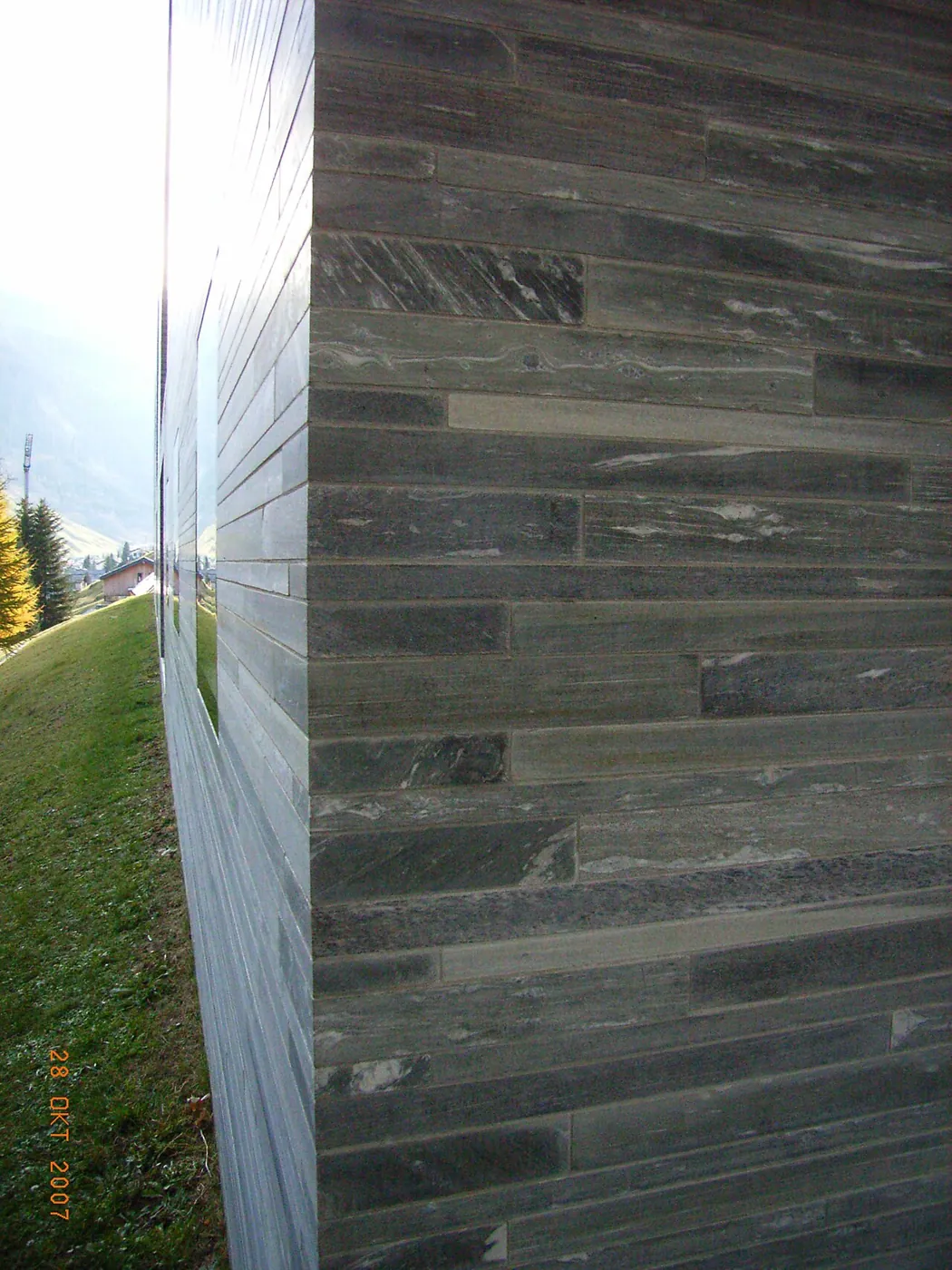 Therme Vals: Detail · Vals, Therme (Canton Graubünden, Switzerland), quartzite Vals