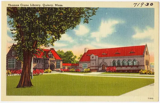 Photo 6: Detail · Title: Thomas Crane Library, Quincy, Mass