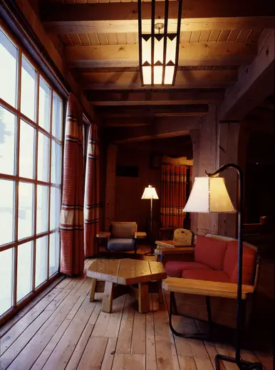 Photo 6: Interior · Interior of Timberline Lodge on Mt