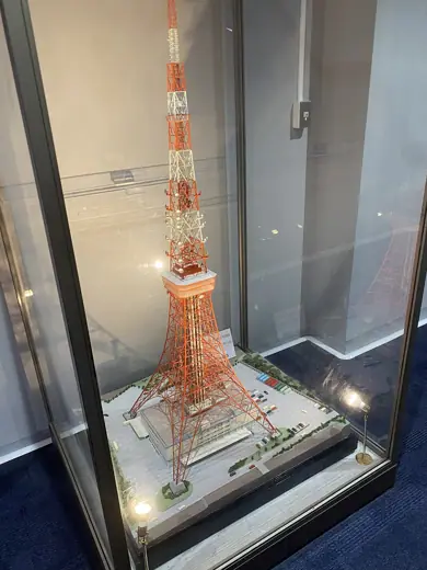 Photo 7: Model · A photo I took in Japan in August 2023: Tokyo Tower model in Tokyo Tower