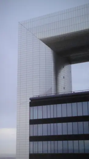 Photo 5: Exterior · Torre Caja Madrid, vista desde la planta 50 de la Torre Sacyr Vallehermoso