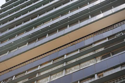 Photo 5: Detail · Detail of the Torre de Rectoría of the UNAM, work of Mario Pani