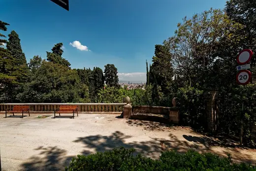 Photo 4: Exterior · Barcelona - Montjuïc - Passeig de Santa Madrona - View NE towards Torre Glòries 2004 by Jean Nouvel