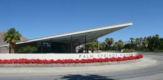 Photo 2: Exterior · Albert Frey's Tramway Gas Station now Palm Springs Visitor's Center side view