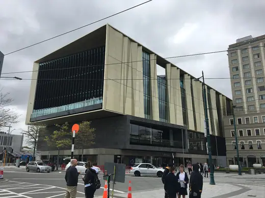 Photo 3: Exterior · Exterior of the Tūranga Central Library in Christchurch, New Zealand