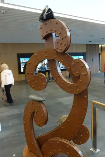 Photo 5: Interior · Artwork in the Tūranga foyer