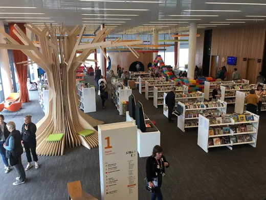 Photo 6: Section · Interior of the Tūranga Central Library in Christchurch, New Zealand