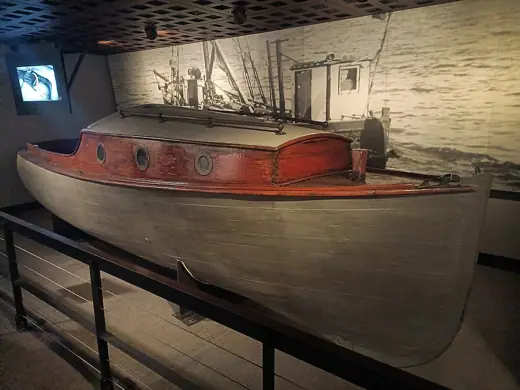 Photo 2: Exterior · A Danish rescue boat in the collection of the United States Holocaust Memorial Museum