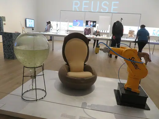 Photo 6: Interior · 3-D printed plastic chair
