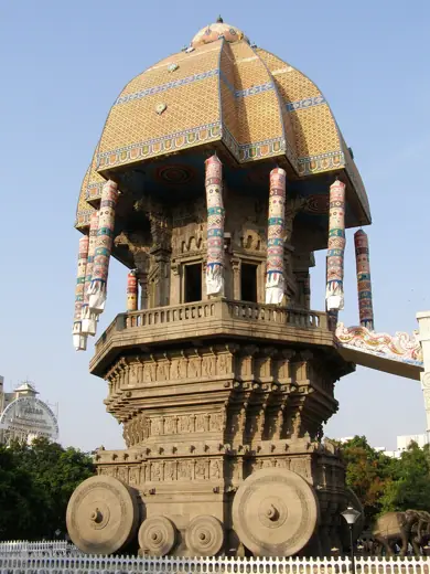 Photo 3: Exterior · Valluvar Kottam at Chennai, India is a chariot shaped memorial dedicated to the Tamil poet Tiruvalluvar 