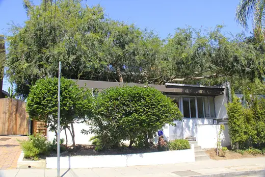 Photo 3: Exterior · Rear facade, Richard and Dion Neutra VDL Research House II , 2300 Silver Lake Blvd