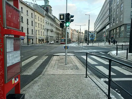 Photo 3: Exterior · zastávka Veletržní palác v Praze v Holešovicích