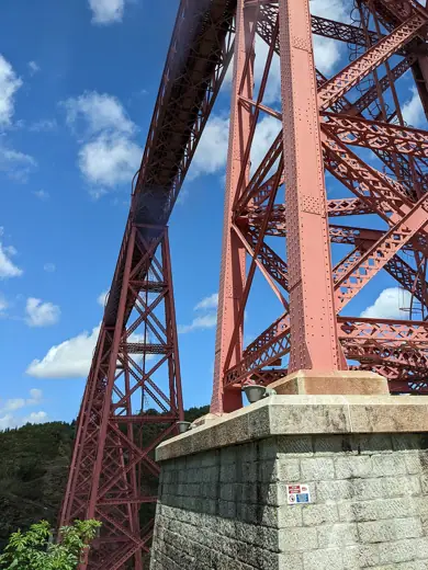 Photo 5: Detail · Garabit Viadukt - Detail of southern pier