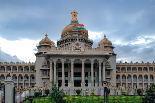 Photo 3: Exterior · Vidhana Soudha (facade), Ambedkar Veedhi, Sampangi Rama Nagara, Bengaluru, Karnataka, India