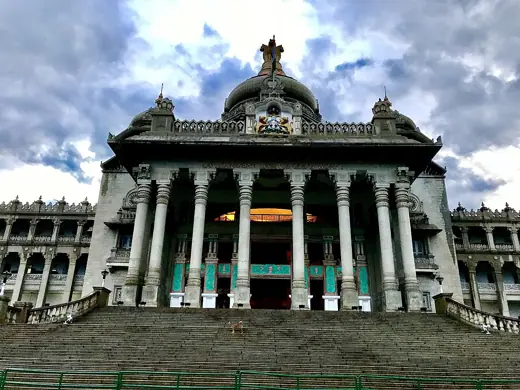 Photo 5: Elevation · Front Entrance Of Vidhan Soudha in Banglore