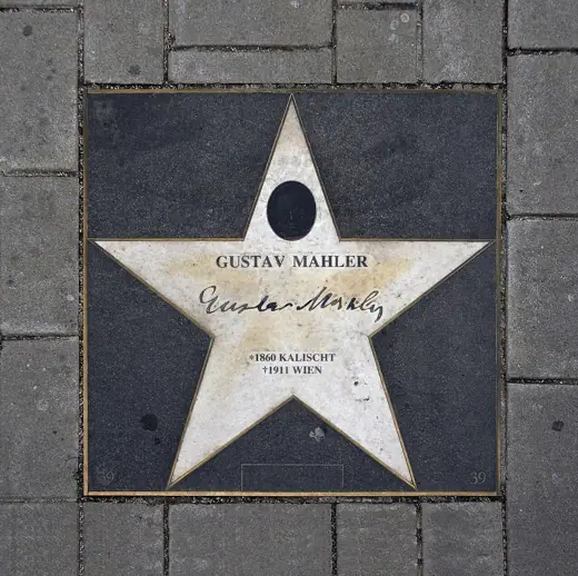 Photo 4: Exterior · The star of Gustav Mahler , on the ground in front of the State Opera House, Vienna, Austria