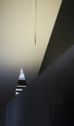 Photo 7: Detail · Interior of the Vitra fire station by Zaha Hadid, Weil am Rhein, Germany