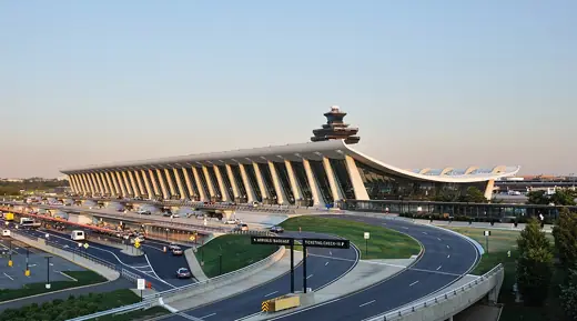 Photo 2: Exterior · Main Terminal of Washington Dulles International Airport in Virginia, USA