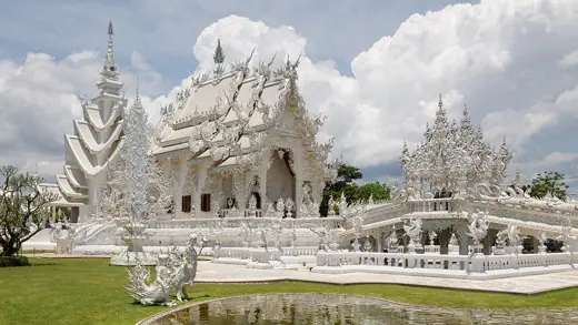 Photo 1: Exterior · Chiang Rai, Thailand: Wat Rong Khun, also known as "The White Temple"