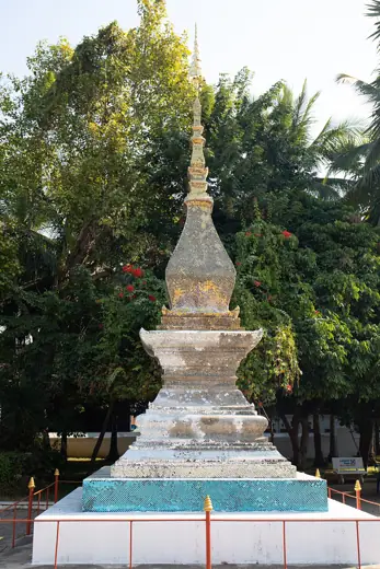 Photo 4: Exterior · A shrine in the Wat Xieng Thong temple