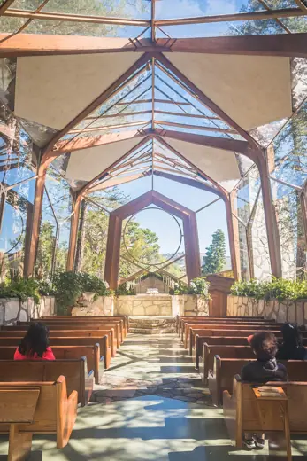 Photo 6: Interior · Wayfarers Chapel, interior