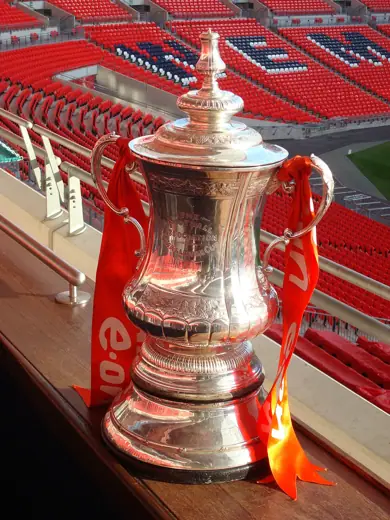 Photo 2: Exterior · The FA Cup Trophy at Wembley Stadium