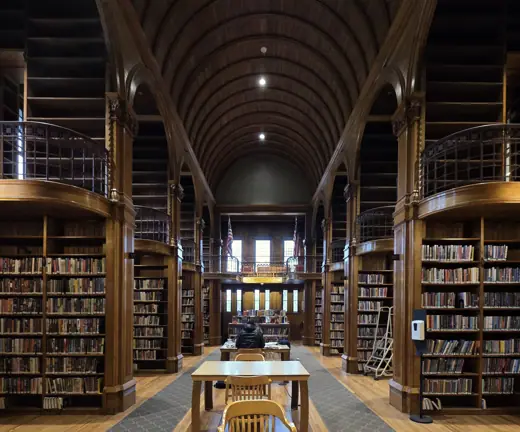 Photo 6: Interior · Winn Memorial Library, Woburn, MA interior 2