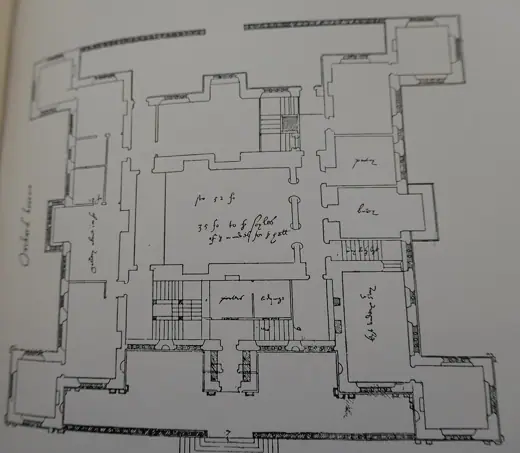 Photo 5: Plan · Plan of Wollaton Hall by John Thorpe, Nottingham, England