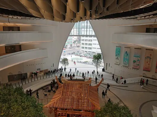 Photo 5: Interior · Xiqu Centre Main Entrance viewed from Indoor
