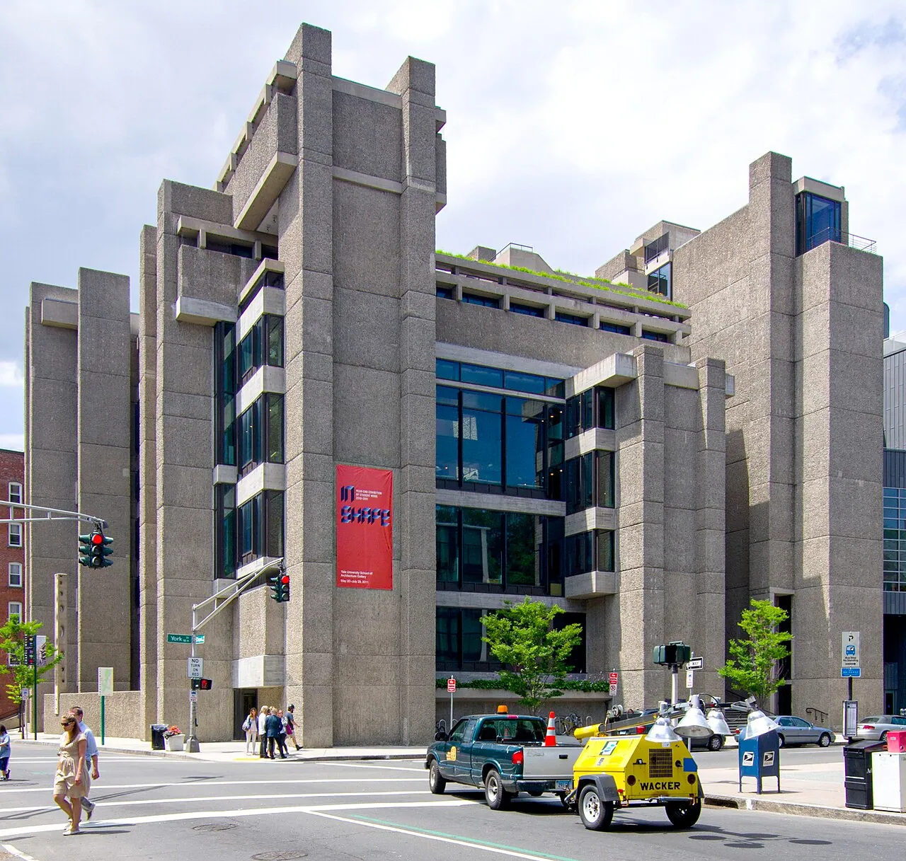 Yale Art and Architecture Building: Exterior