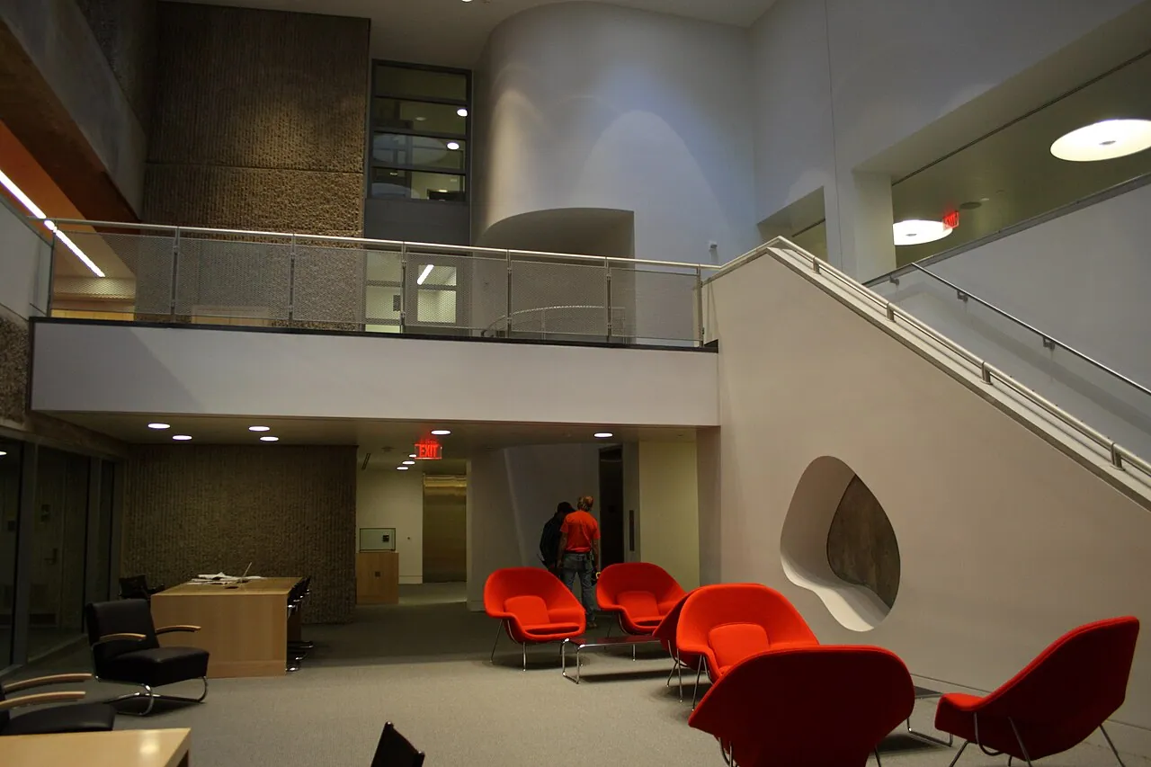 Yale Art and Architecture Building: Interior
