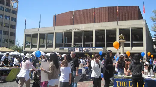 Photo 3: Interior · Lower Sproul Plaza during Cal Day 2010 in UC Berkeley