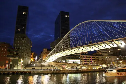 Photo 2: Exterior · (Abando) Zubizuri Zubizuri - "White Bridge" - footbridge