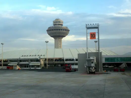 Photo 1: Exterior · Zvartnots Airport's old terminal and old control tower